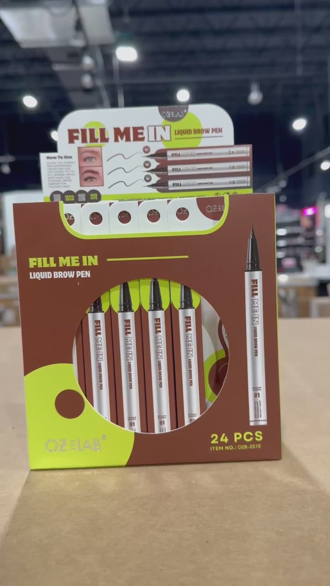 Fill Me In Liquid Brow Pen - Oz Lab | Wholesale Makeup