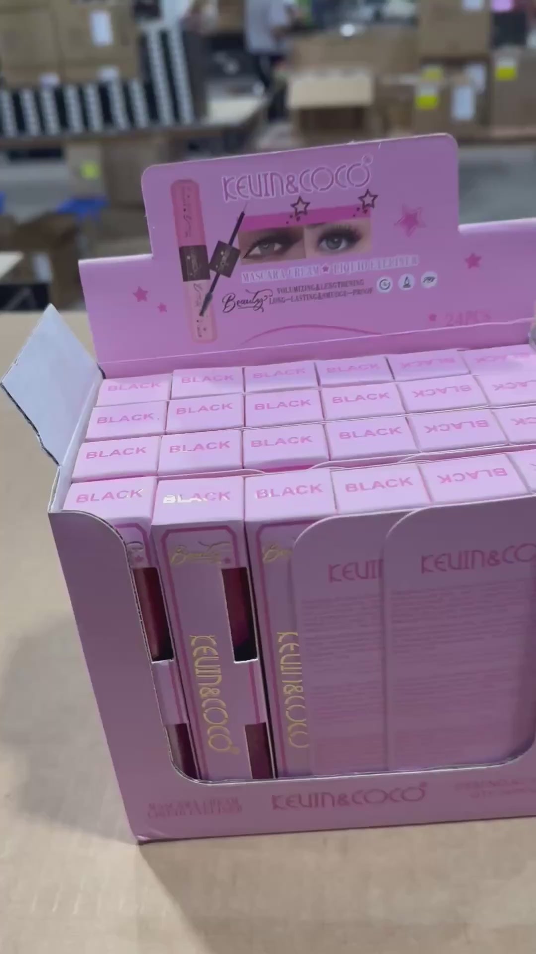 Mascara & Liquid Eyeliner - Kevin & Coco | Wholesale Makeup