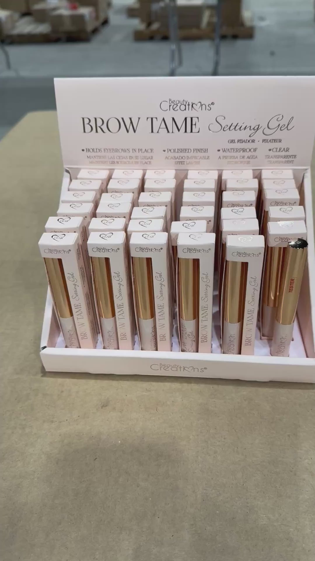 Brow Tame Clear Setting Gel Beauty Creations | Wholesale Makeup