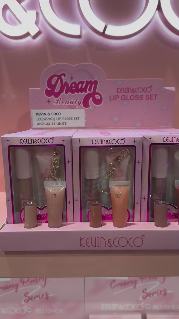 Lip Gloss Set - Kevin & Coco | Wholesale Makeup