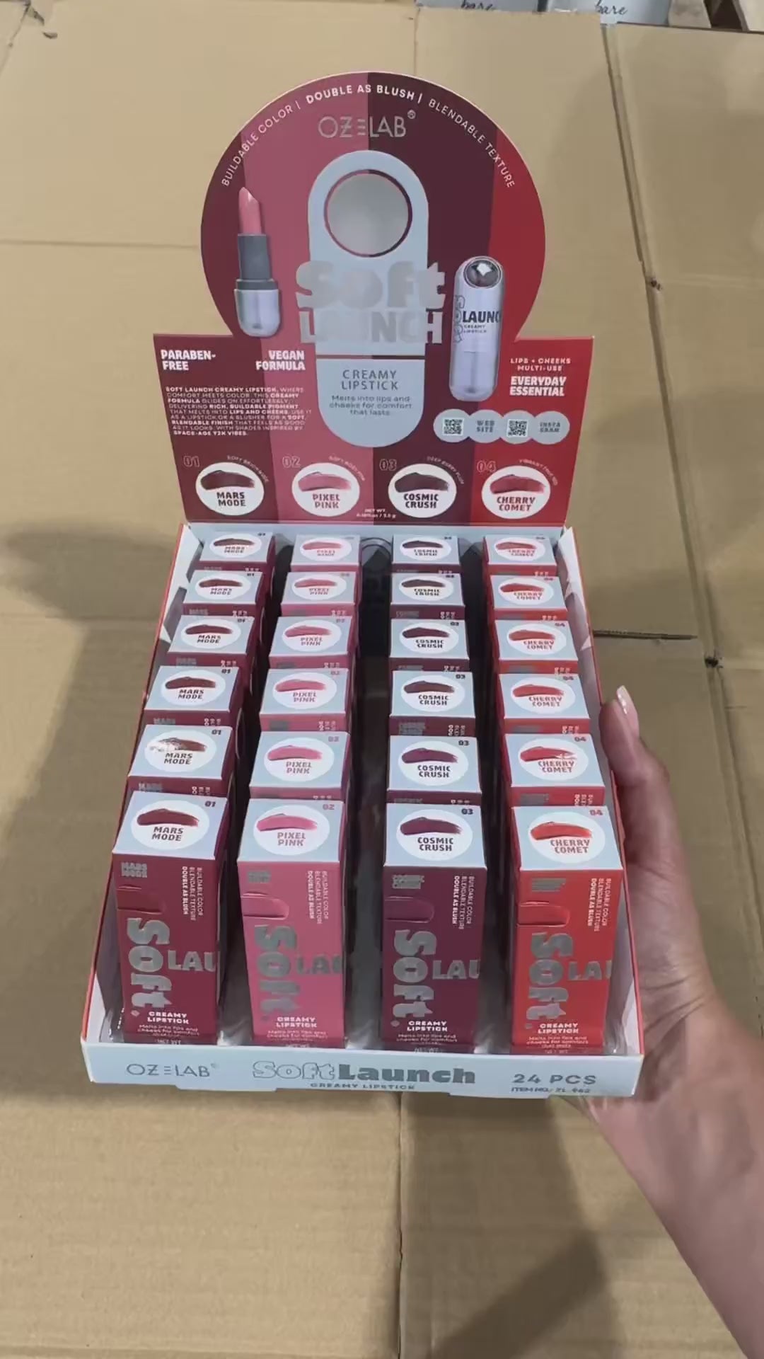 Soft Launch - Creamy Lipstick Oz Lab | Wholesale Makeup