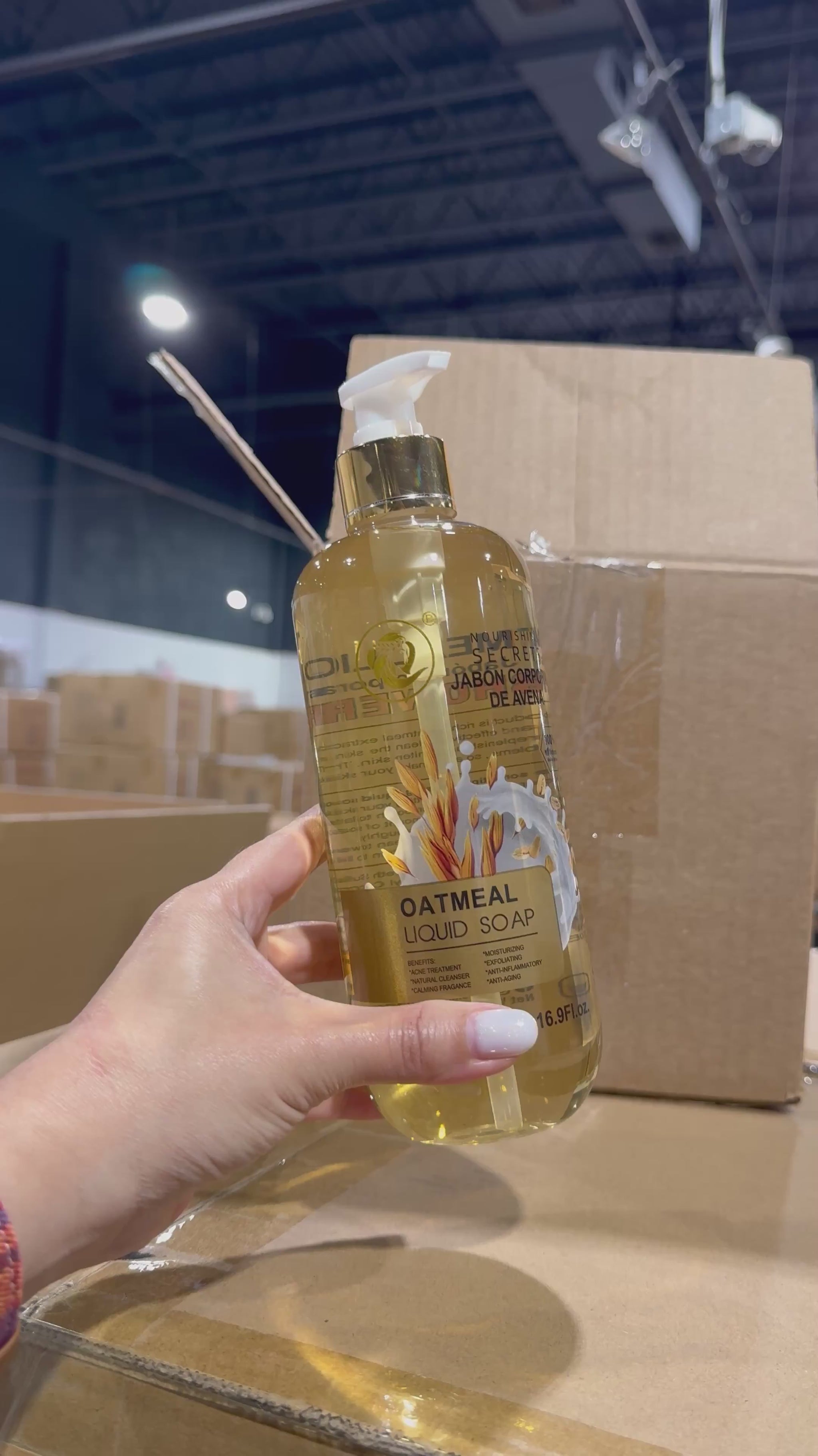 Oatmeal Liquid Soap - Simply Bella | Wholesale Makeup