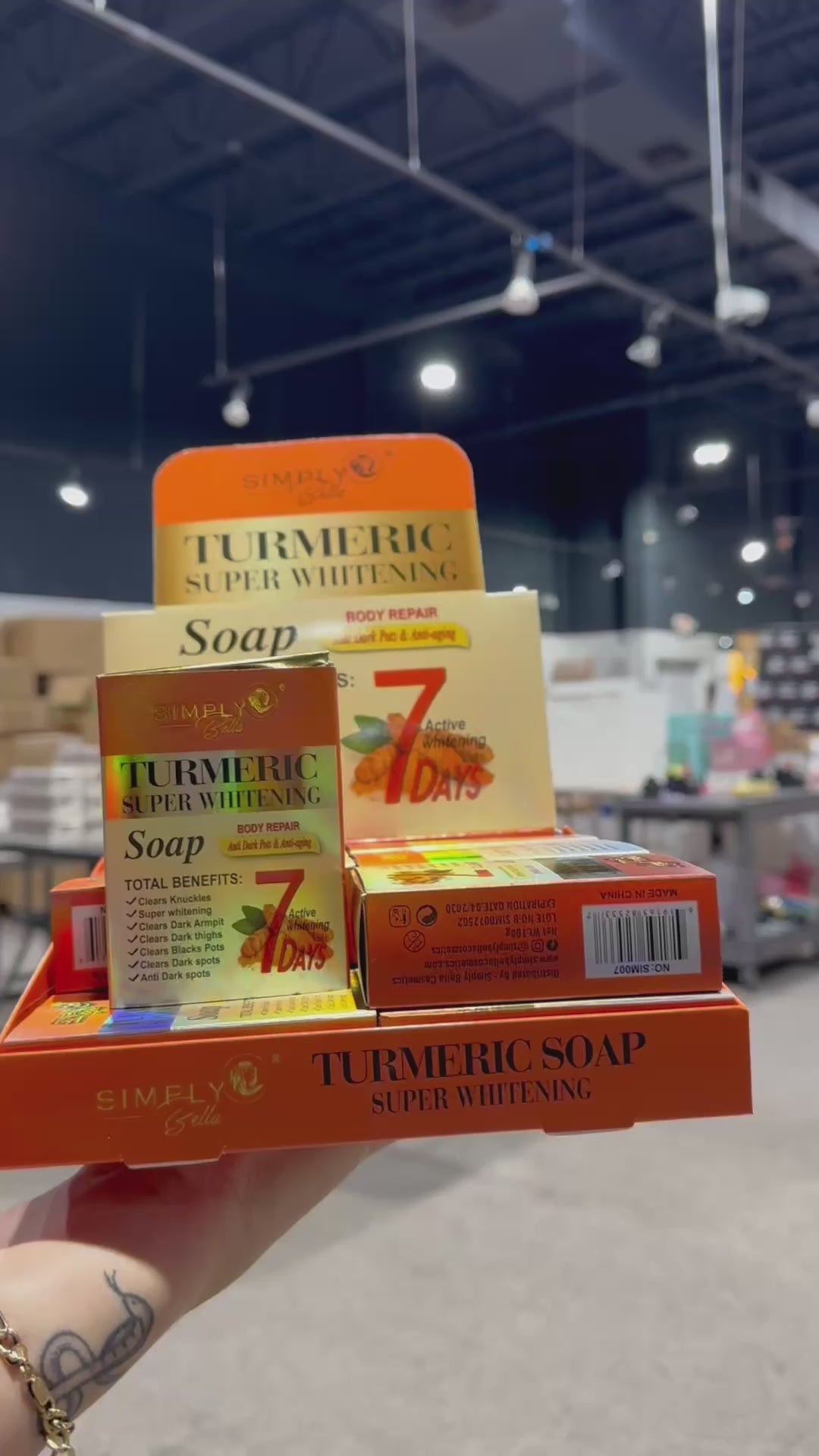 Turmeric Super Whitening Soap Simply Bella | Wholesale Makeup