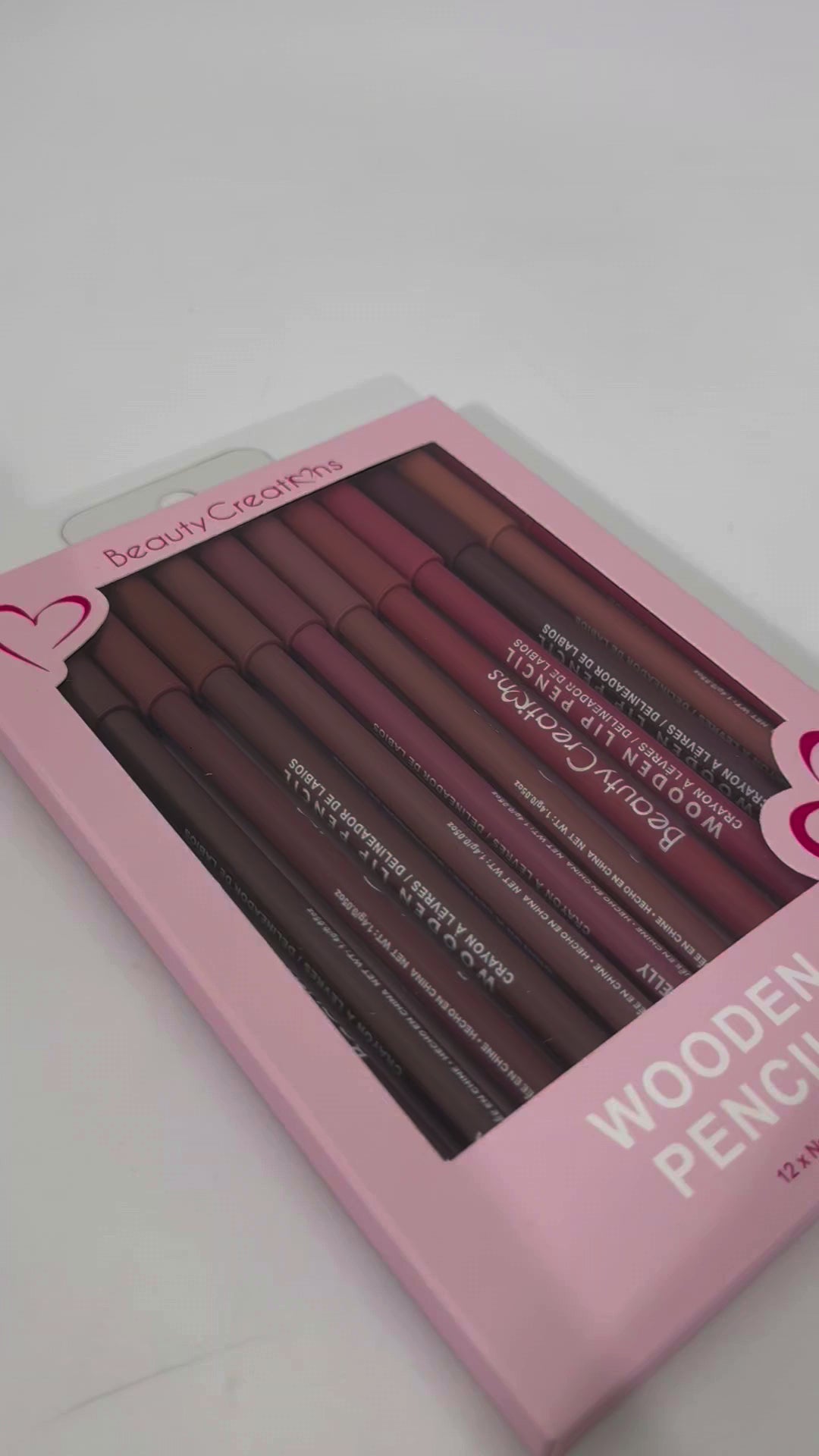 Wooden Lip Pencil Beauty Creations | Wholesale Makeup