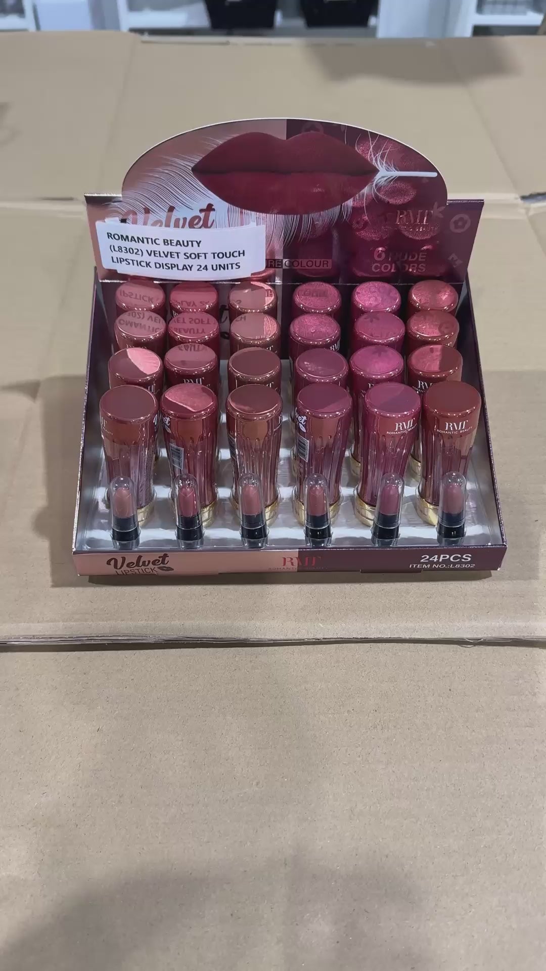 Velvet Soft Touch Lipstick Romantic Beauty | Wholesale Makeup