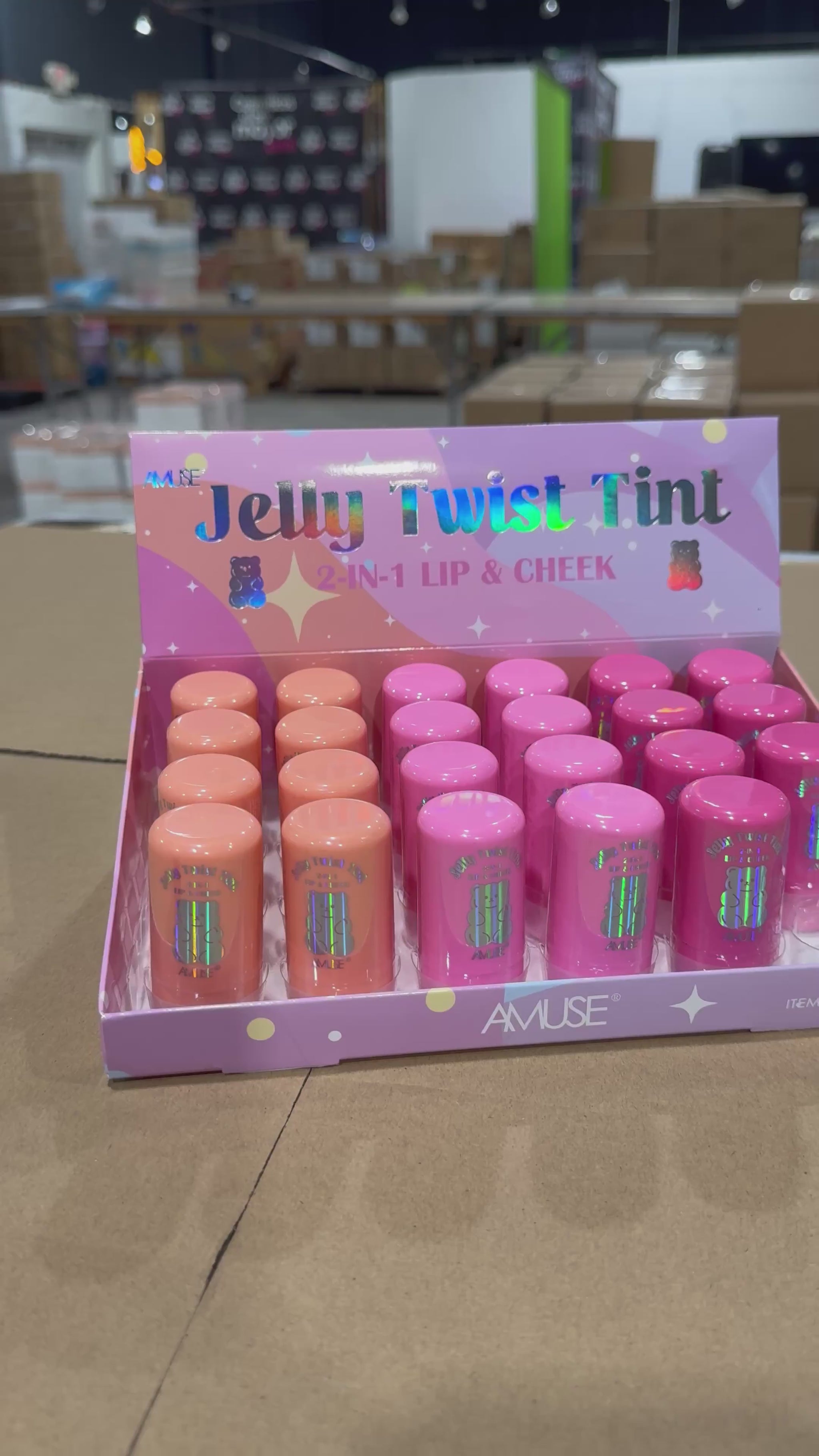 Tinte de Labios y Mejillas Jelly Twist Amuse | Wholesale Makeup