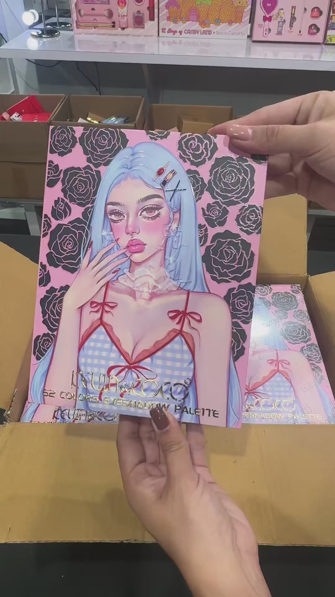 62 Colors Eyeshadow Palette - Kevin & Coco | Wholesale Makeup