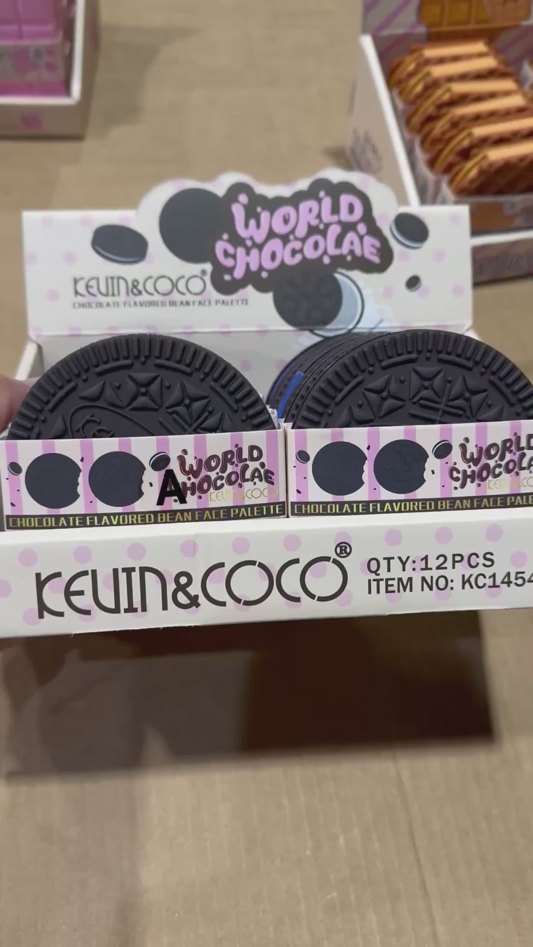 Chocolate Flavored Bean Face Palette - Kevin & Coco | Wholesale Makeup