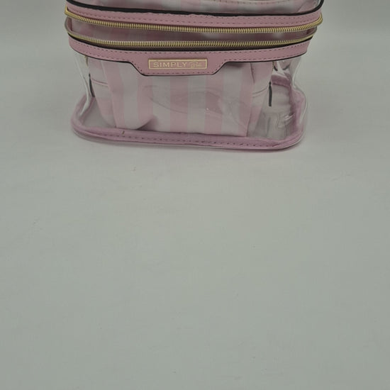 Print Makeup Bag - Baby Pink Simply Bella | Wholesale Makeup
