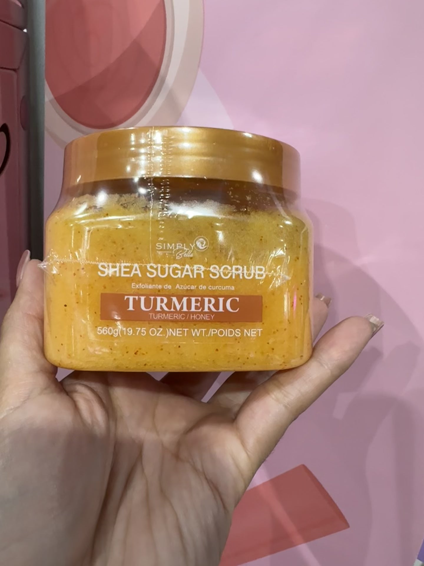 Sugar Scrub Turmeric - Simply Bella | Wholesale Makeup
