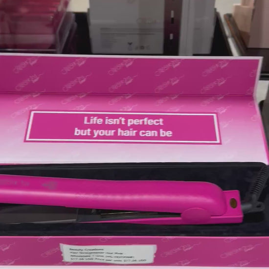 Hair Straightener Hot Pink Beauty Creations | Wholesale Makeup