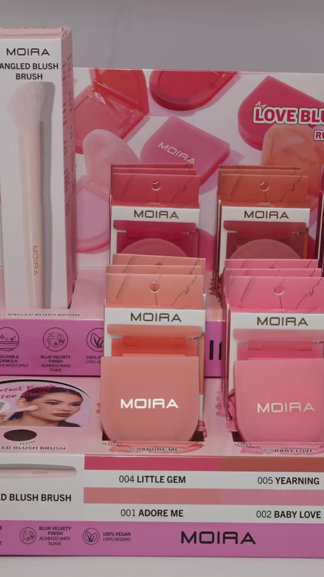 Love Blur Blush 15 Units - Moira Beauty | Wholesale Makeup