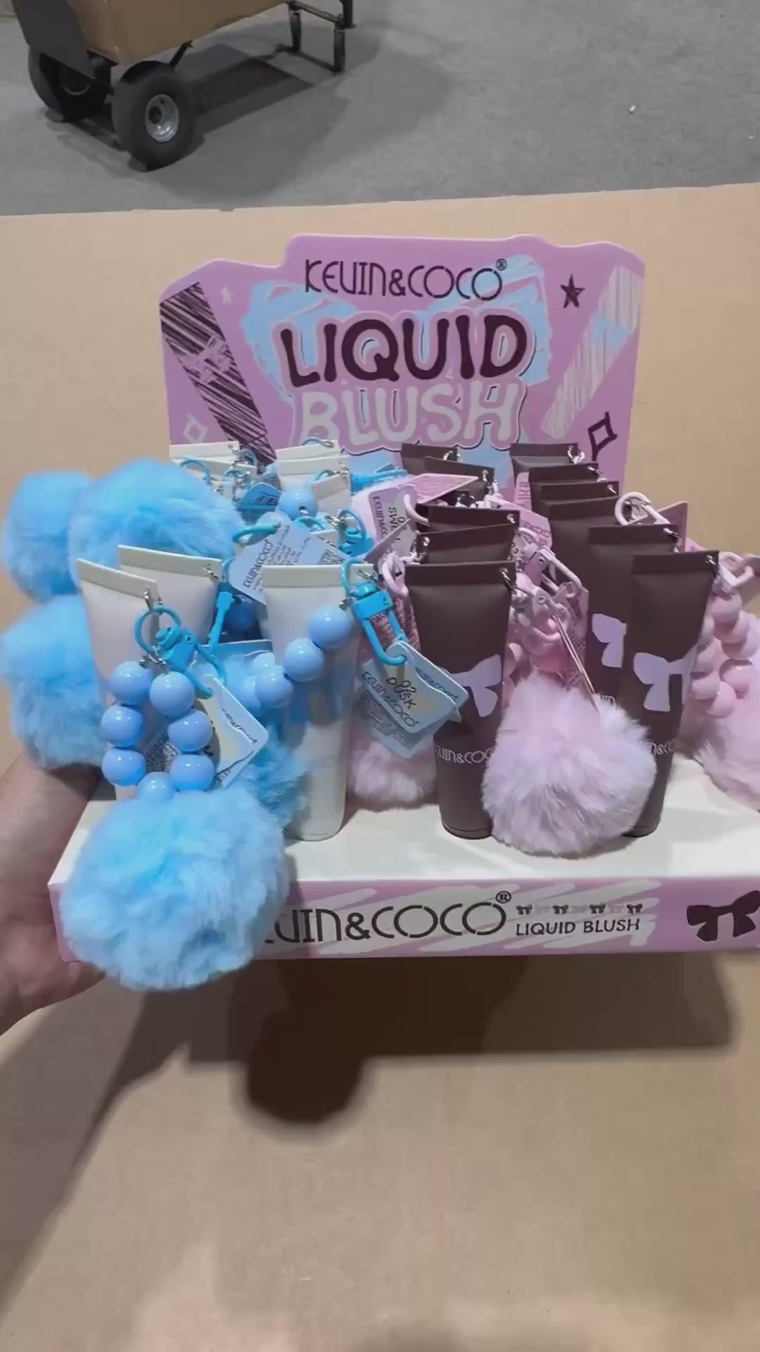 Bow Liquid Blush With Keychain - Kevin & Coco | Wholesale Makeup