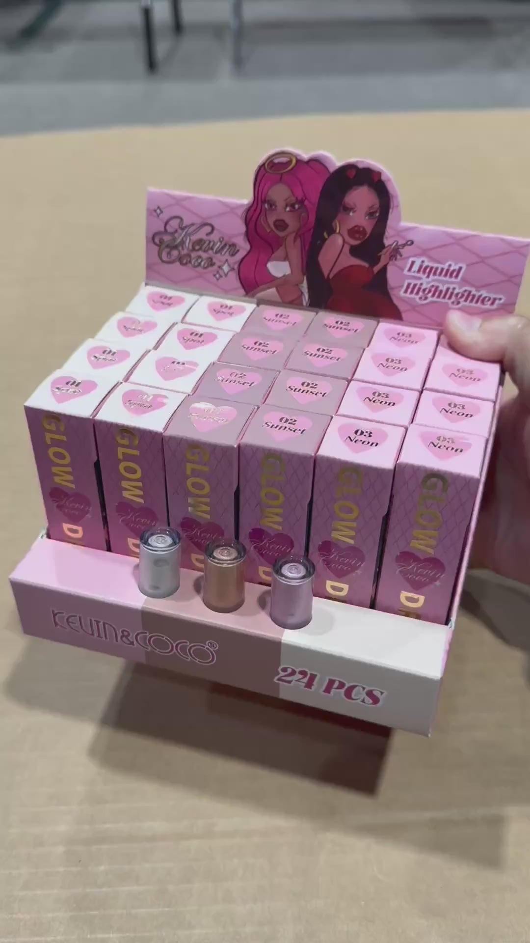 Glow Drops Liquid Highlighter - Kevin & Coco | Wholesale Makeup