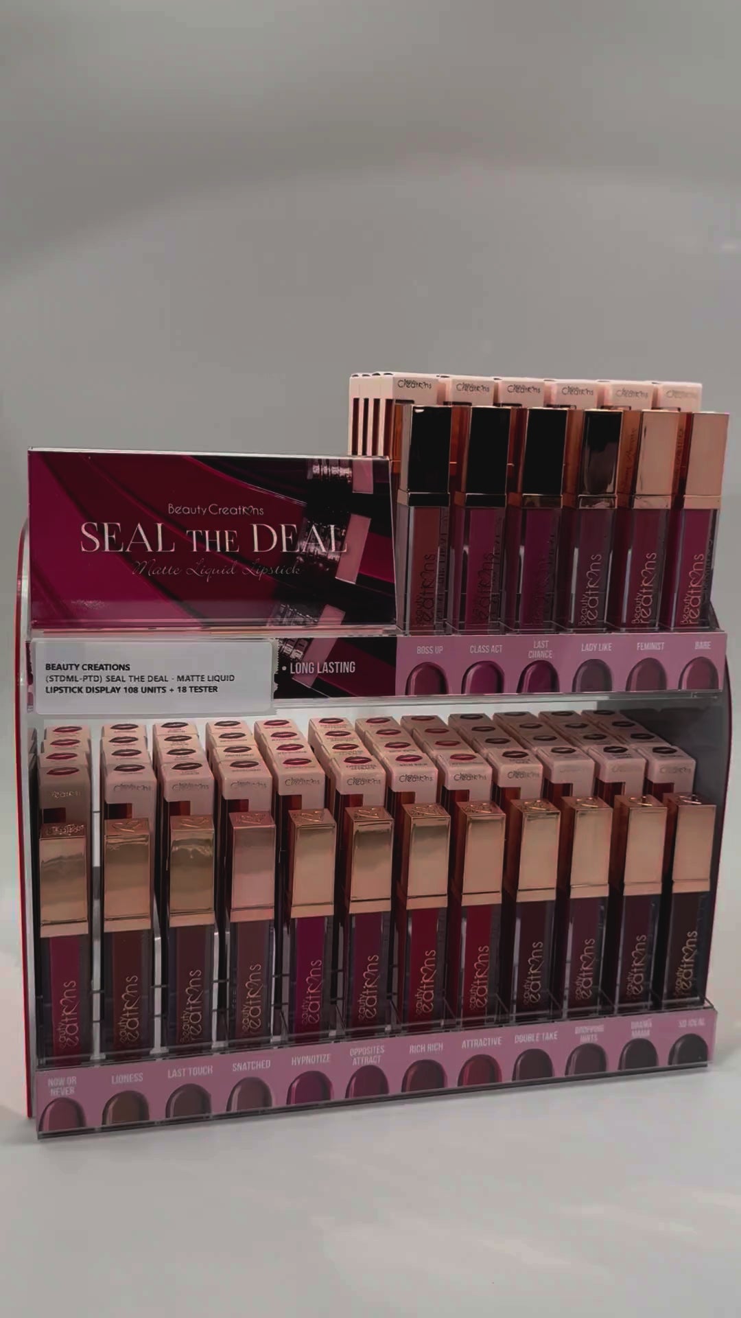 Seal The Deal Matte Liquid Lipstick Beauty Creations | Wholesale Makeup