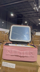 Travel Makeup Case With Led Mirror Simply Bella | Wholesale Makeup