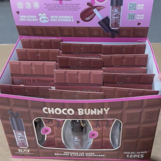 Choco Bunny Shimmer Lip Gloss Romantic Beauty | Wholesale Makeup