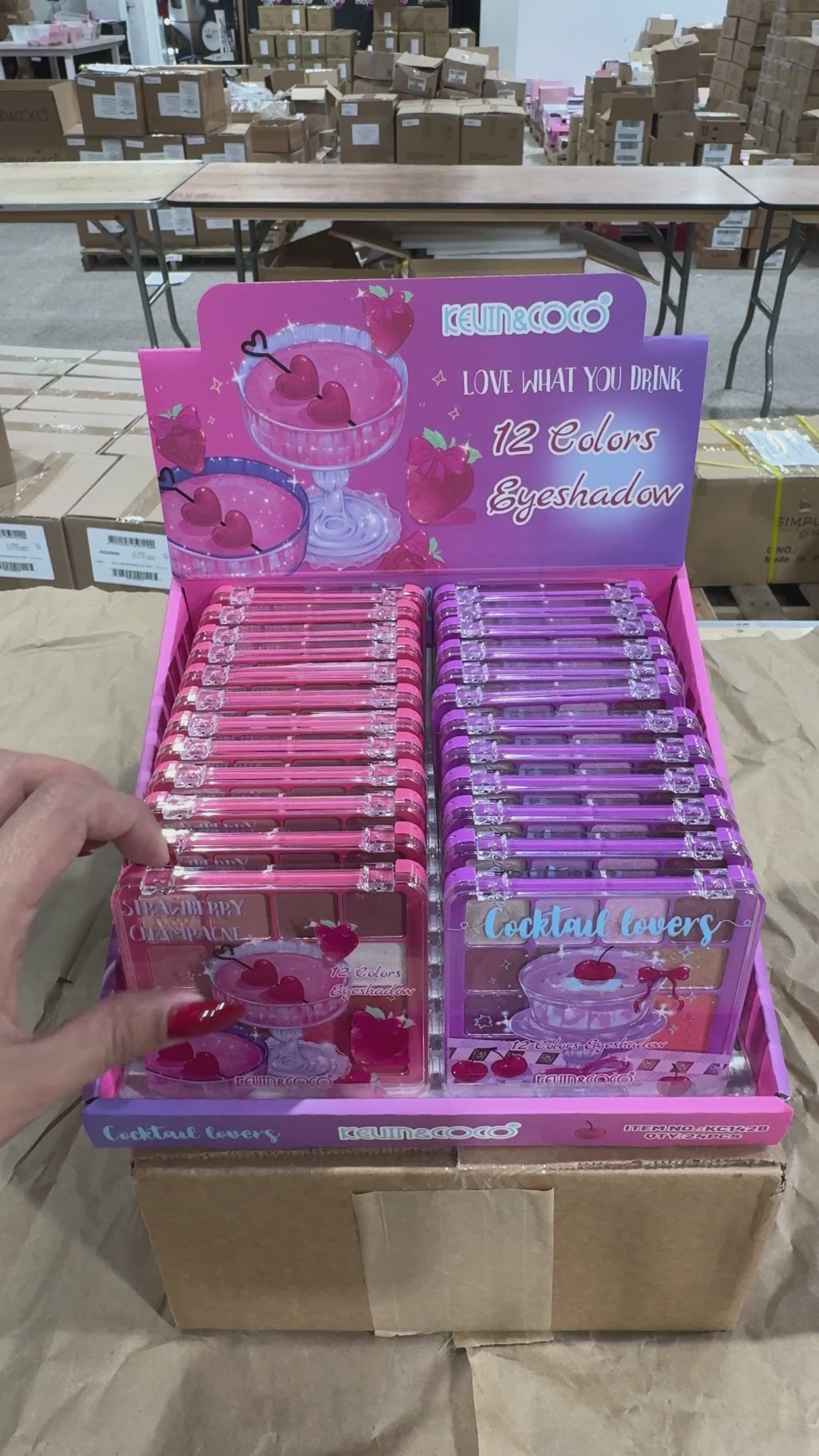 Love What You Drink Eyeshadow Palette Kevin & Coco | Wholesale Makeup