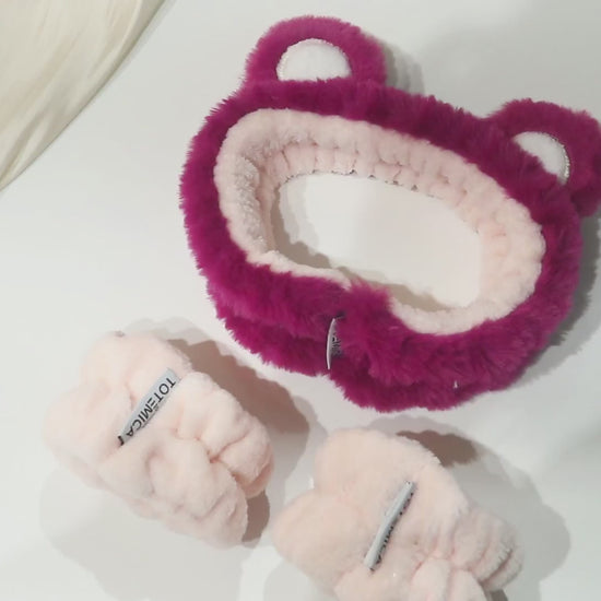 Spa Headband & Wristband Bear Totemica | Wholesale Makeup