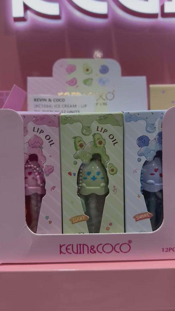 Ice Cream Lip Oil - Kevin & Coco | Wholesale Makeup