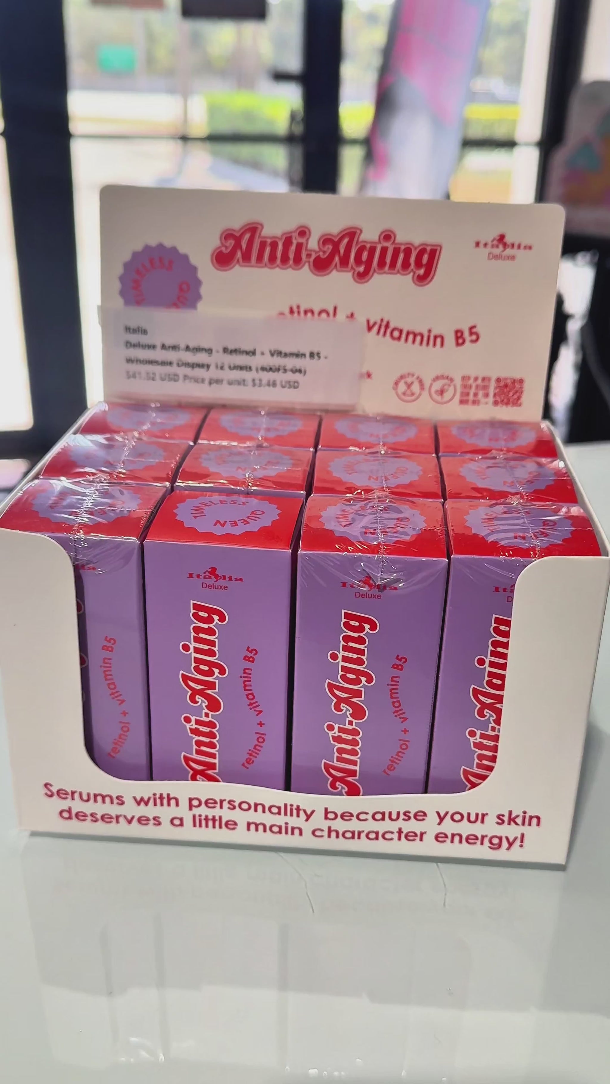 Anti-Aging - Retinol + Vitamin B5 Italia Deluxe | Wholesale Makeup