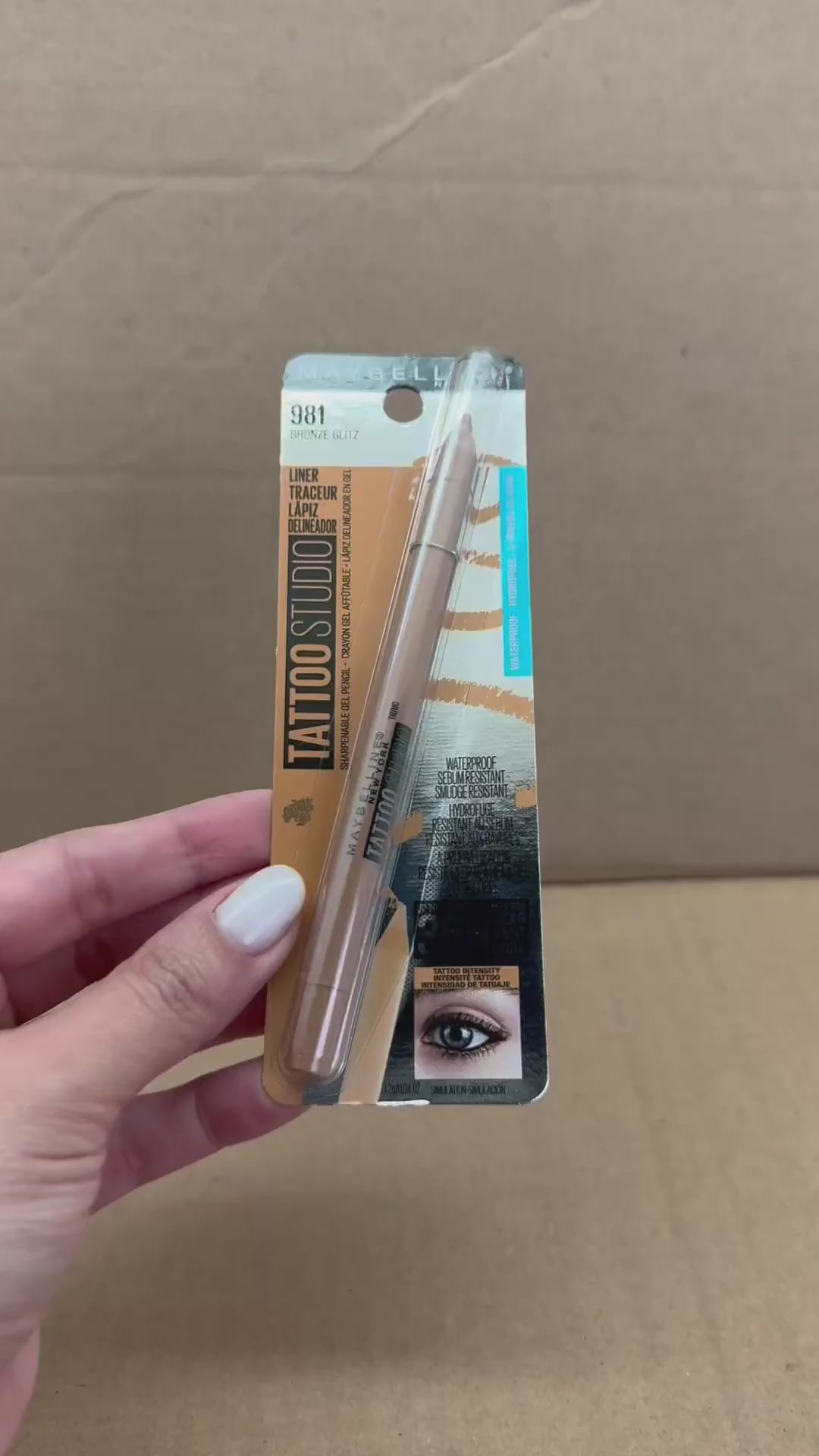 Sharpenable Gel Pencil Eyeliner Maybelline | Wholesale Makeup