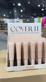 2 In 1 Foundation & Concealer - Amuse | Wholesaler Makeup