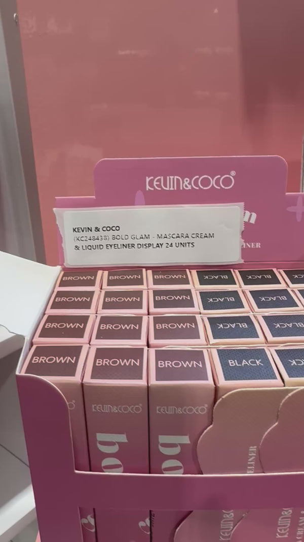 Mascara Cream & Liquid Eyeliner Kevin & Coco | Wholesale Makeup