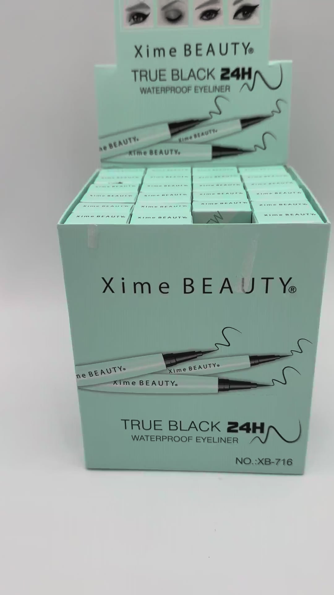True Black Waterproof Eyeliner - Xime Beauty | Wholesale Makeup