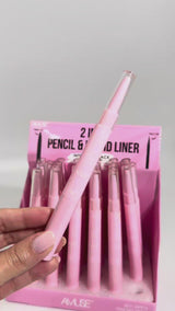 2 in 1 Pencil & Liquid Eyeliner - Amuse | Wholesale Makeup