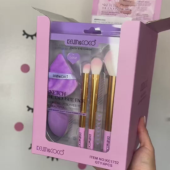 Purple Makeup Tools - Kevin & Coco | Wholesale Makeup