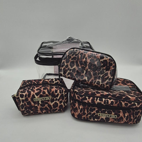 Print Makeup Bag - Leopard Simply Bella | Wholesale Makeup