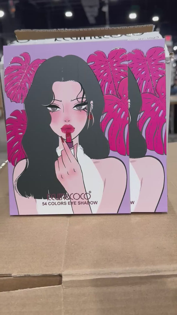 54 Colors Eyeshadow Kevin & Coco | Wholesale Makeup