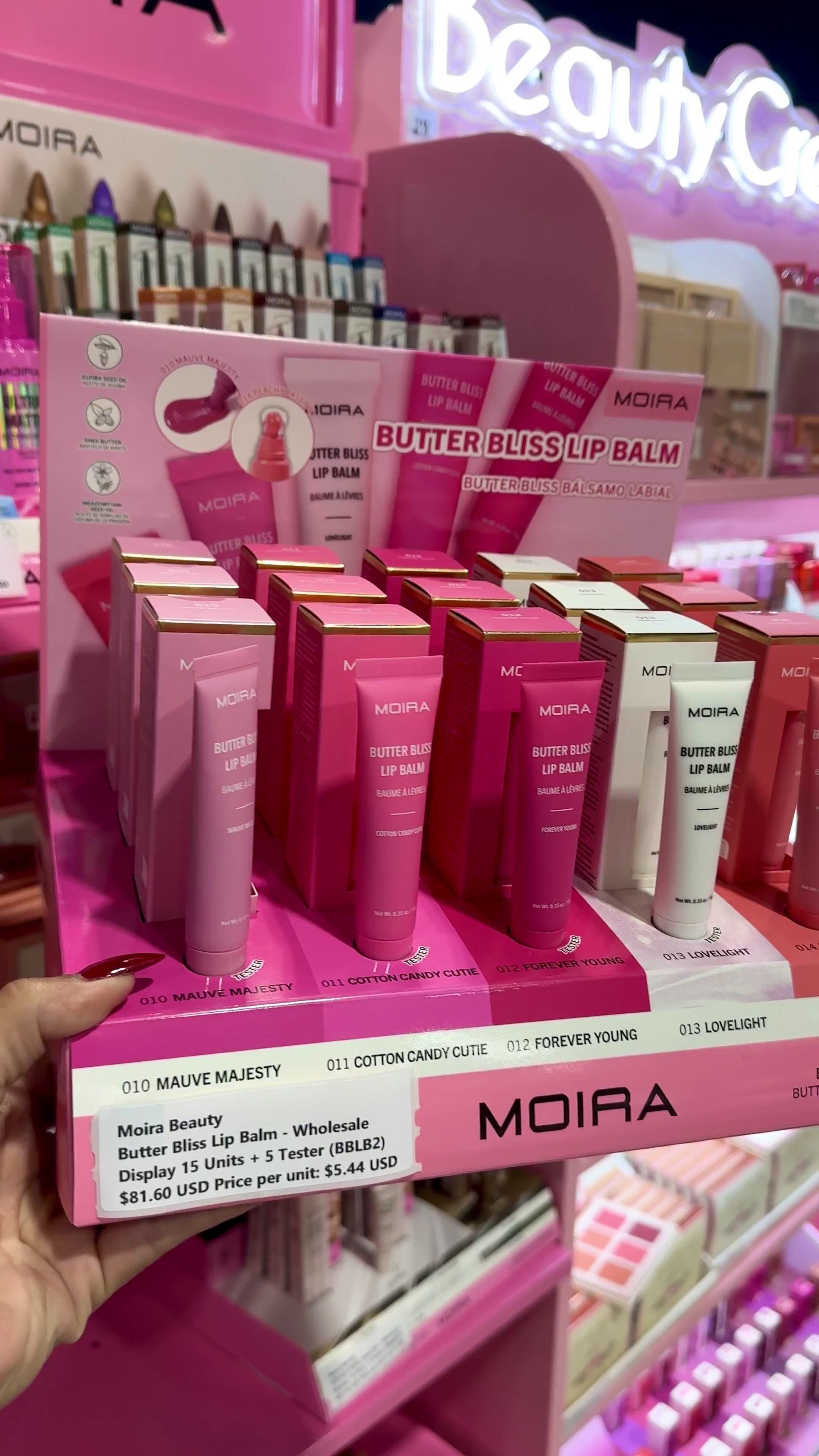 Butter Bliss Lip Balm - Moira Beauty | Wholesale Makeup