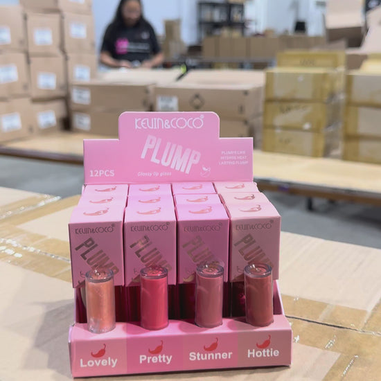 Plump Glossy Lip Gloss - Kevin & Coco | Wholesale Makeup