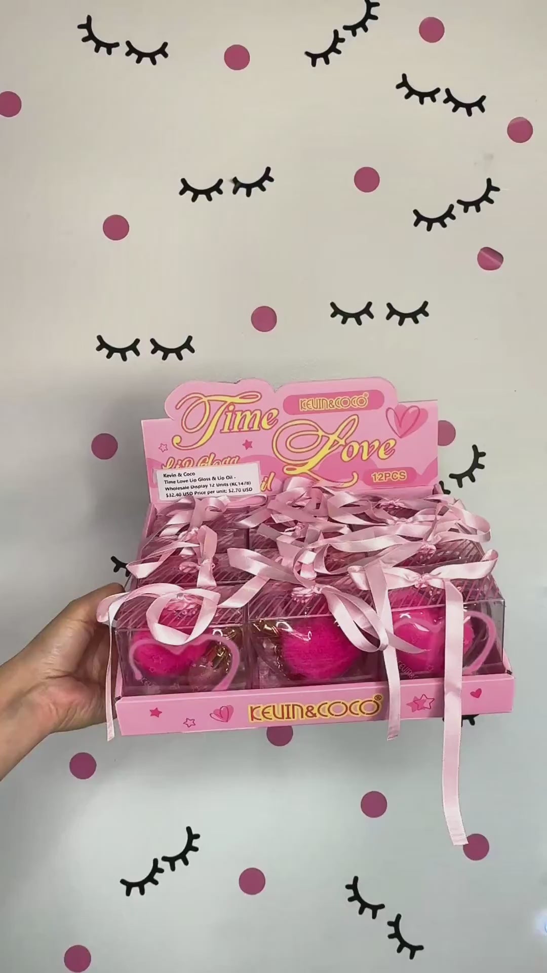 Time Love Lip Gloss & Lip Oil - Kevin & Coco | Wholesale Makeup