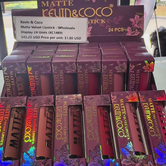 Matte Velvet Lipstick - Kevin & Coco | Wholesale Makeup