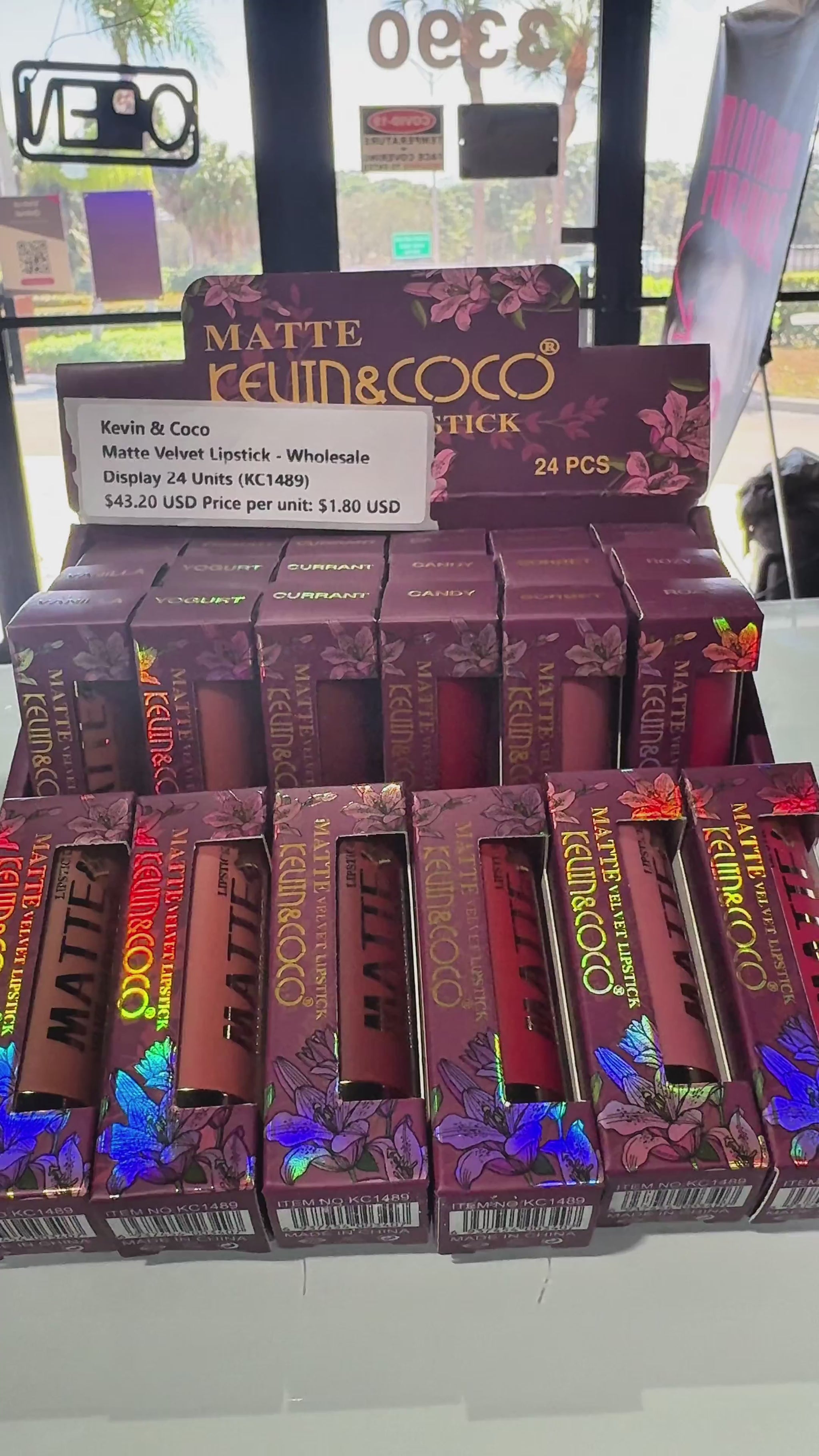 Matte Velvet Lipstick - Kevin & Coco | Wholesale Makeup