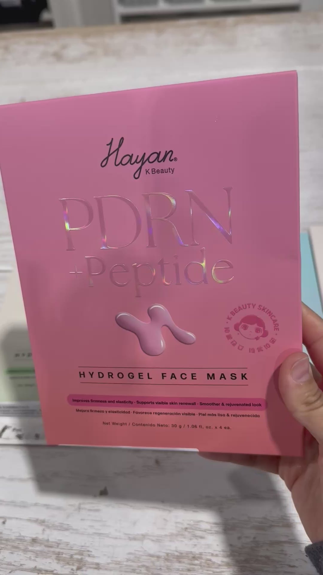 Hydrogel Face Mask PDRN+Peptide - Hayan Cosmetics | Wholesale Makeup