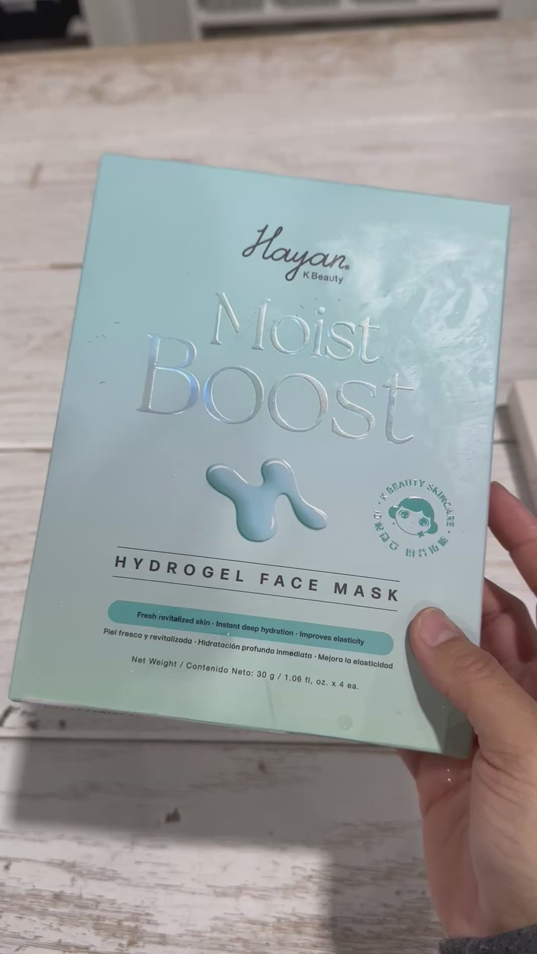 Hydrogel Face Mask Moist Boost - Hayan Cosmetics | Wholesale Makeup