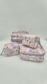Print Makeup Bag - Lilac Simply Bella | Wholesale Makeup