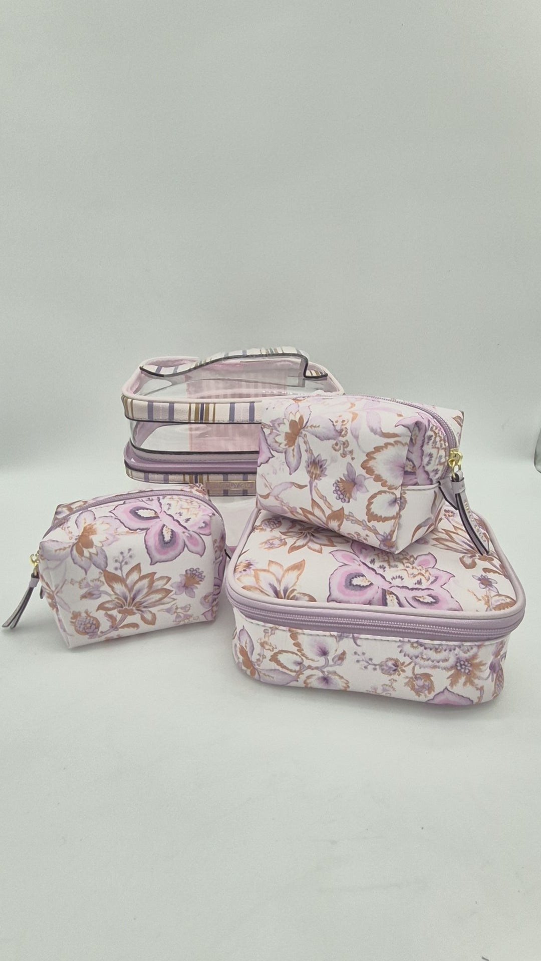 Print Makeup Bag - Lilac Simply Bella | Wholesale Makeup