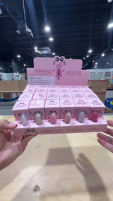 Kevin & Coco Flower Vase Lip Gloss - Wholesale Display 24 Units (KC1162)