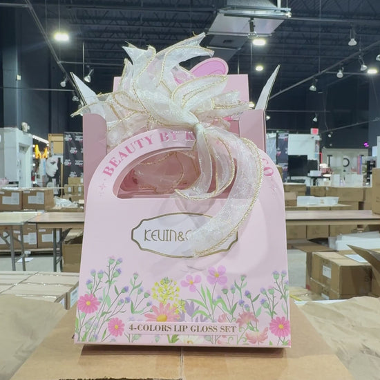 4 Colors Lip Gloss Set  - Kevin & Coco | Wholesale Makeup