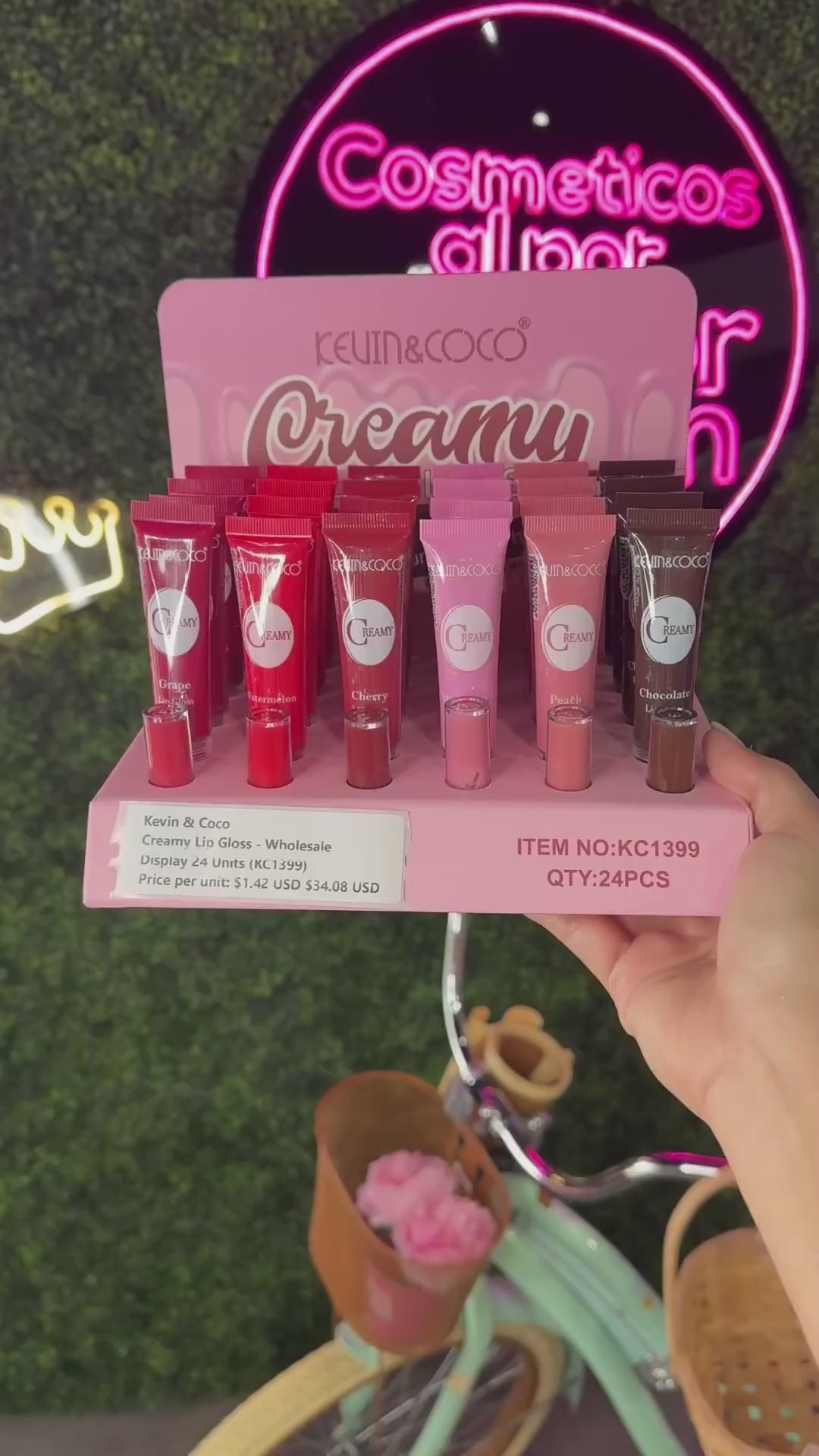 Creamy Lip Gloss - Kevin & Coco | Wholesale Makeup