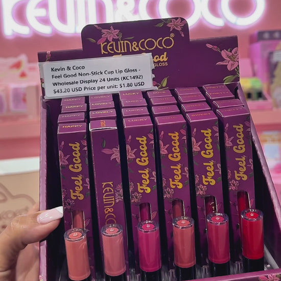 Feel Good Non-Stick Cup Lip Gloss Kevin & Coco | Wholesale Makeup