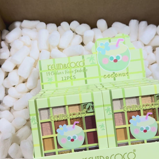 Coconut Eyeshadow Palette - Kevin & Coco | Wholesale Makeup