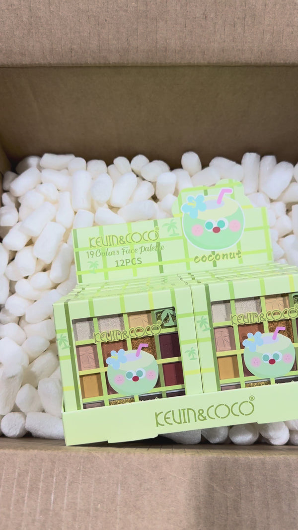 Coconut Eyeshadow Palette - Kevin & Coco | Wholesale Makeup