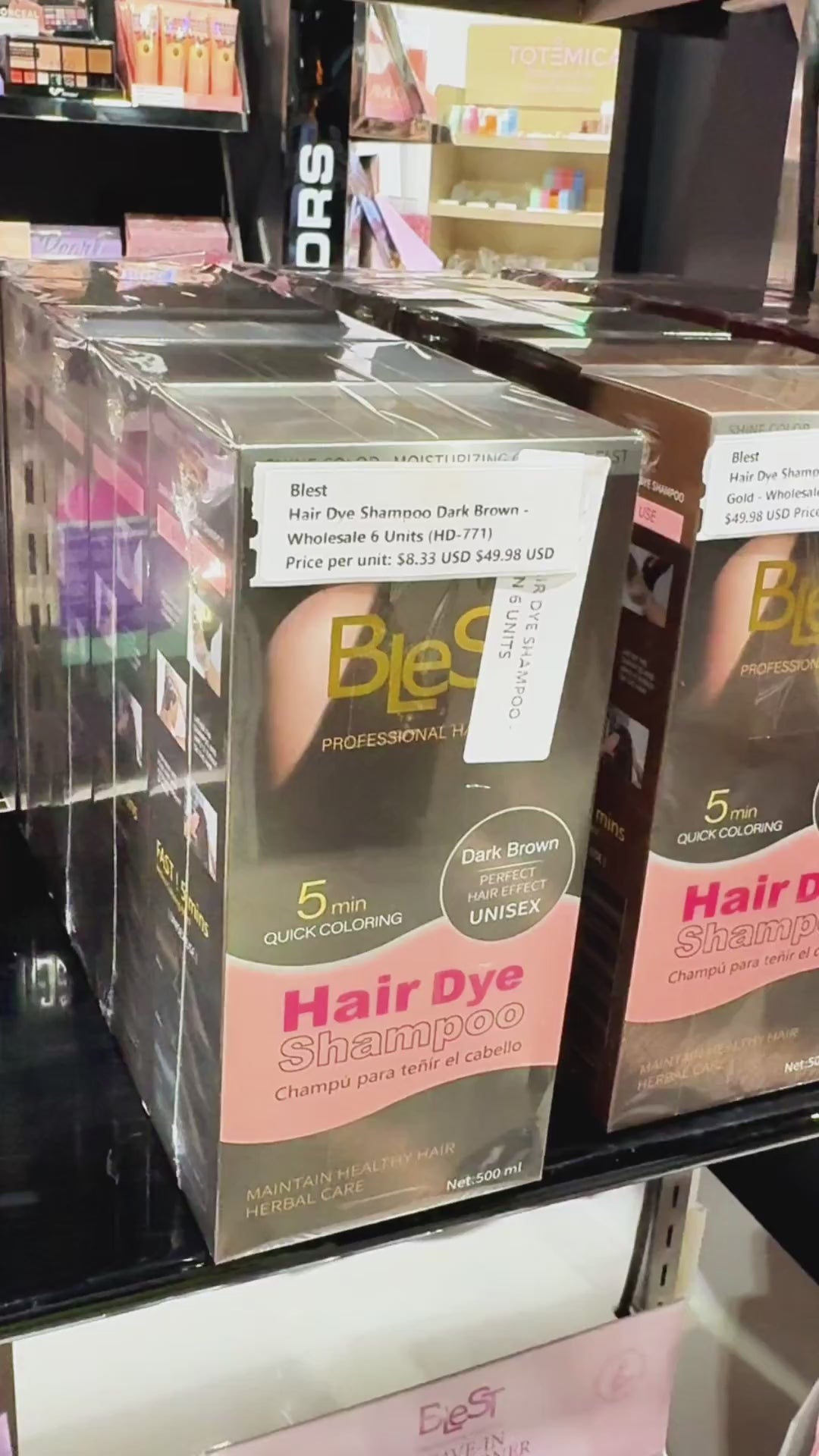 Hair Dye Shampoo Red - Blest | Wholesale Makeup