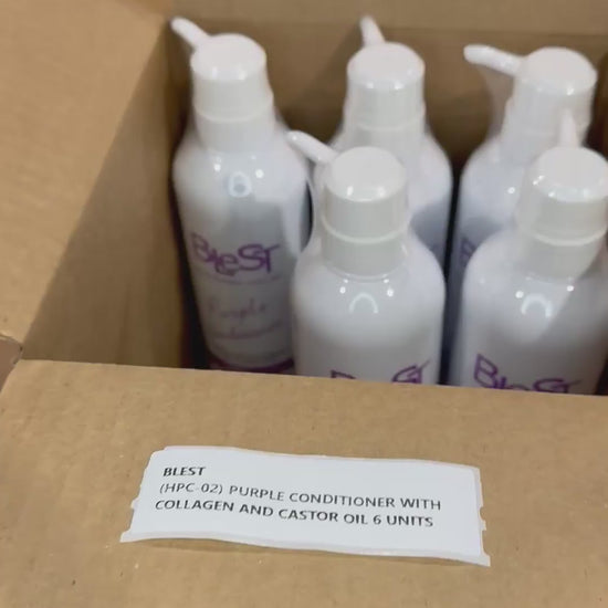 Purple Conditioner With Collagen And Castor Oil | Wholesale Makeup